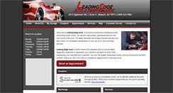 Desktop Screenshot of leadingedgeautomotivede.com