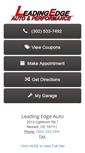 Mobile Screenshot of leadingedgeautomotivede.com
